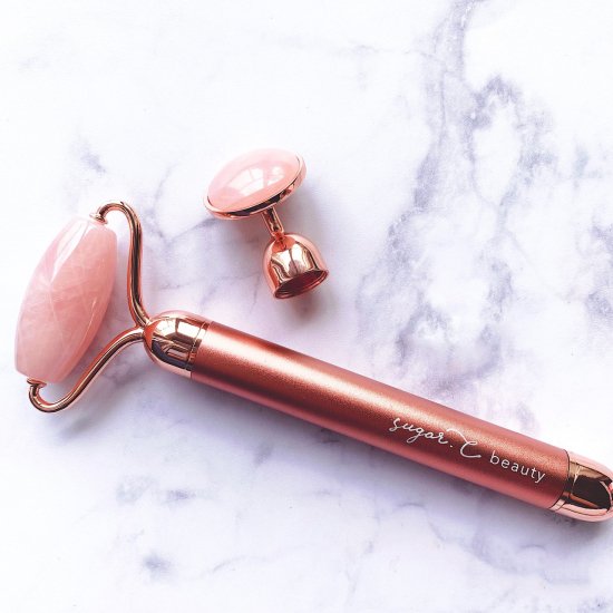 [sugar.C beauty]ローズクオーツビューティバー 電動2WAYタイプ