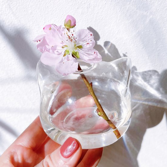 [sugar.C beauty] ネコの一輪挿し　サイズ： 小