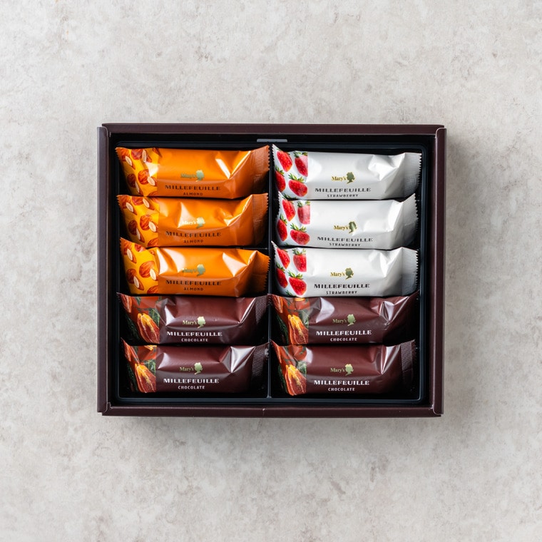 お歳暮 冬ギフト 高島屋 法人事業部 セレクト メリーチョコレート ミルフィーユ 10個 MF-II / 高島屋 国産 高級 おすすめ 贈答品 法人ギフト JGS ギフト
