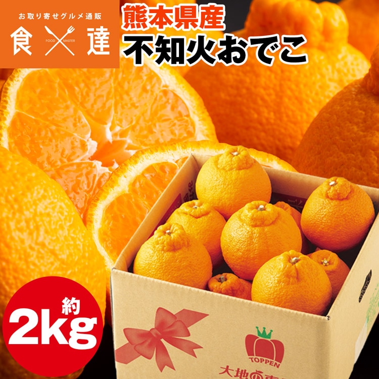 不知火 2kg 熊本県産 おでこ 特選 しらぬい しらぬひ 産直 常温便 同梱不可 指定日不可