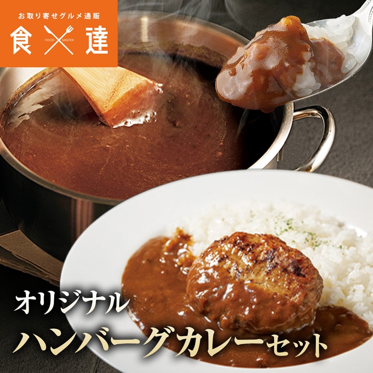 ハンバーグカレー セット 10食分 180g×10袋 10人前 冷凍 中辛 業務用 レトルト 日本食研