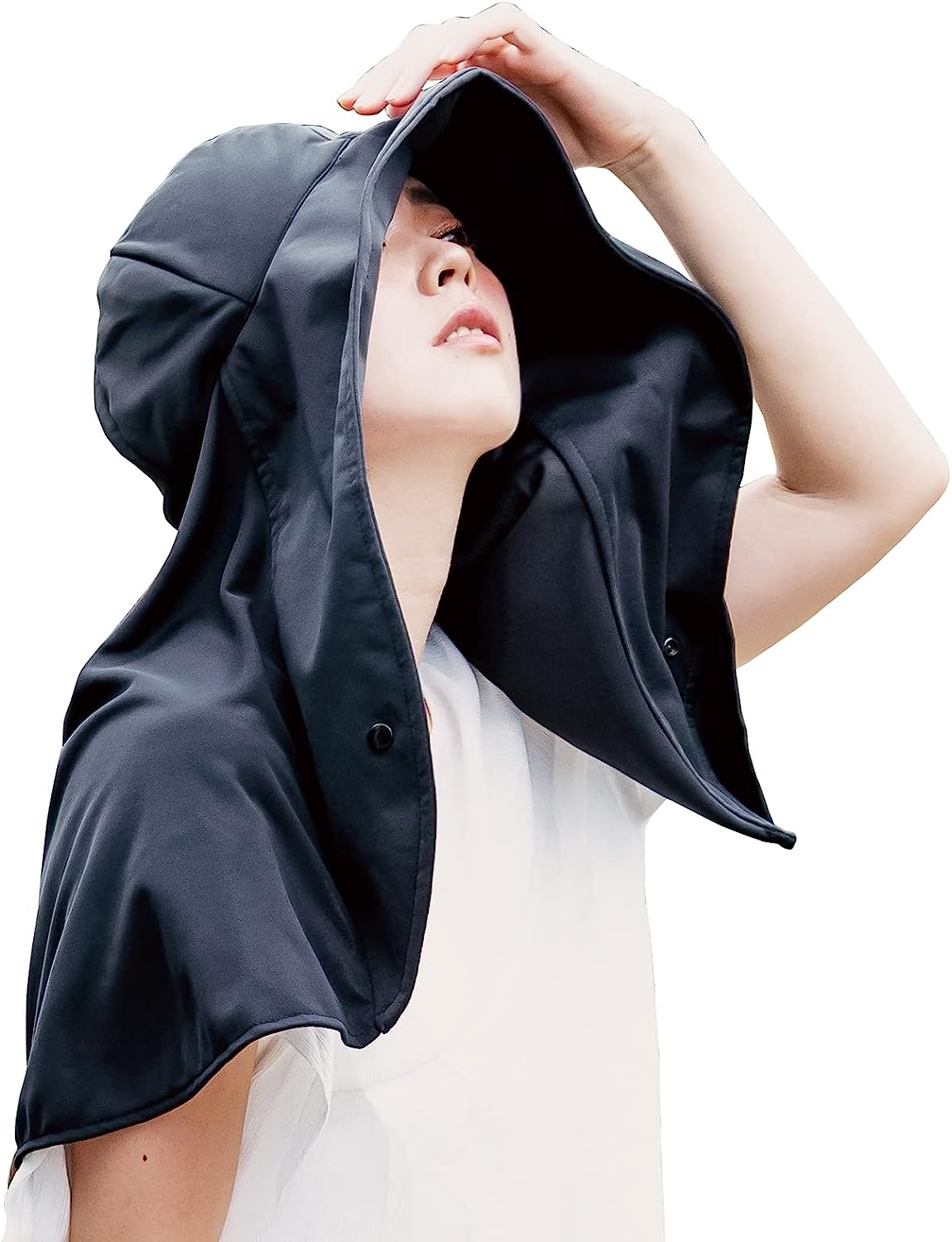 UVプロテクトフレアハット　シャイン  BK