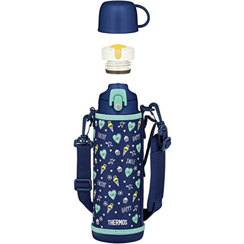 サーモス THERMOS 真空断熱2ウェイボトル 1L ネイビーグリーン FJJ-1001WF-NVGR