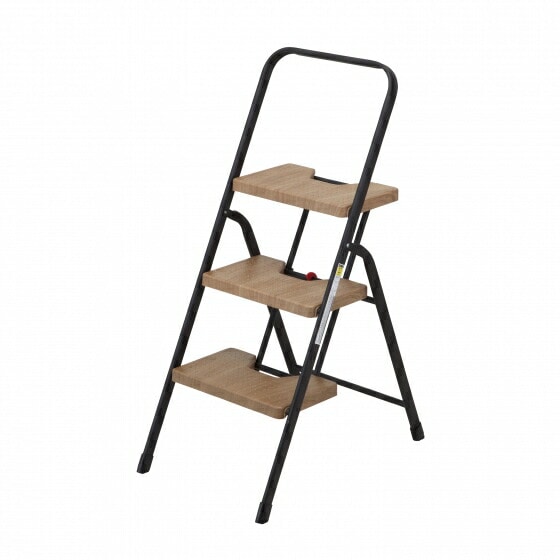 シービージャパン はしご インテリア 隙間収納 フォールディングステップ オーク 3段 脚立 ナチュラル カフェ 4571347177251