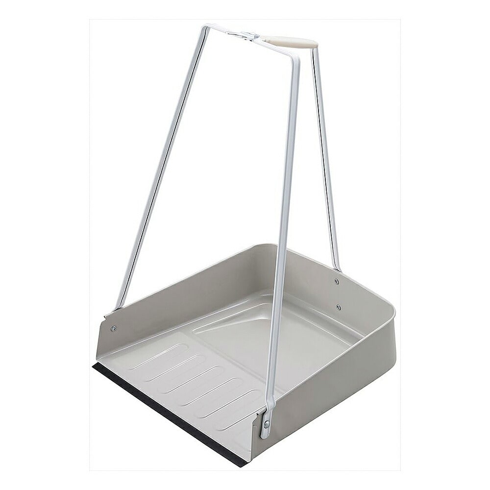 山崎産業 2989JP+三ッ手チリトリD ホワイト 4903180181438 清掃用品 ちりとり 大型 柄付き