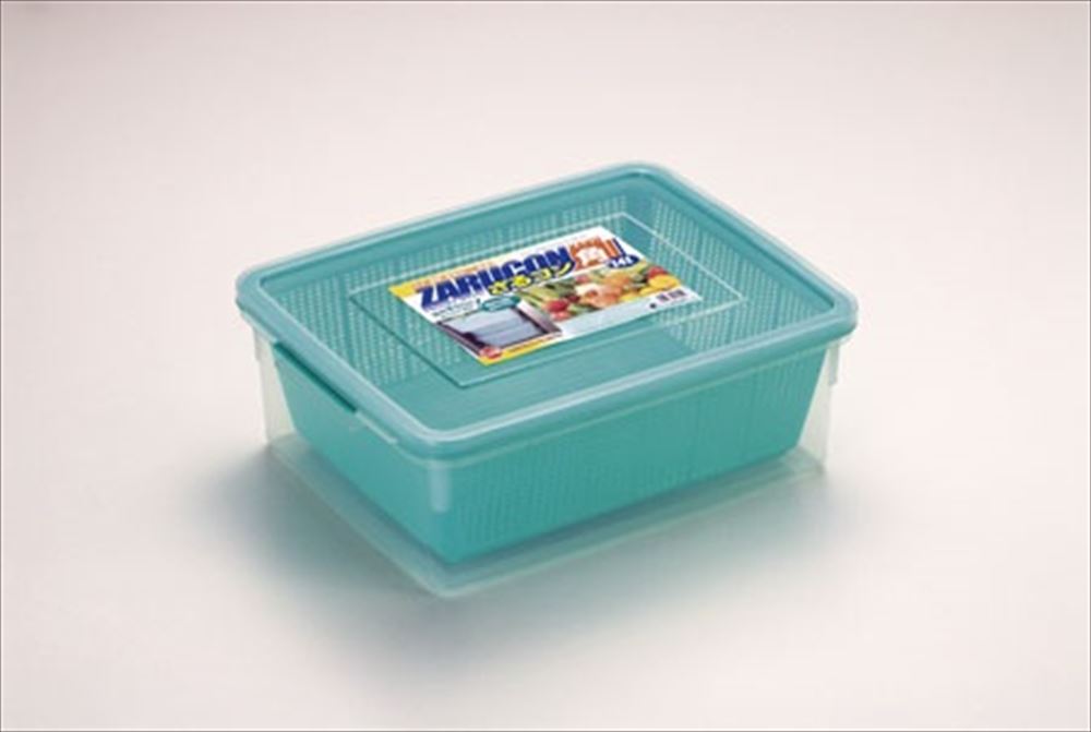 ザルコン 角 グリーン 4904776053252 タケヤ化学工業 ザルボウル コンテナ 米とぎ