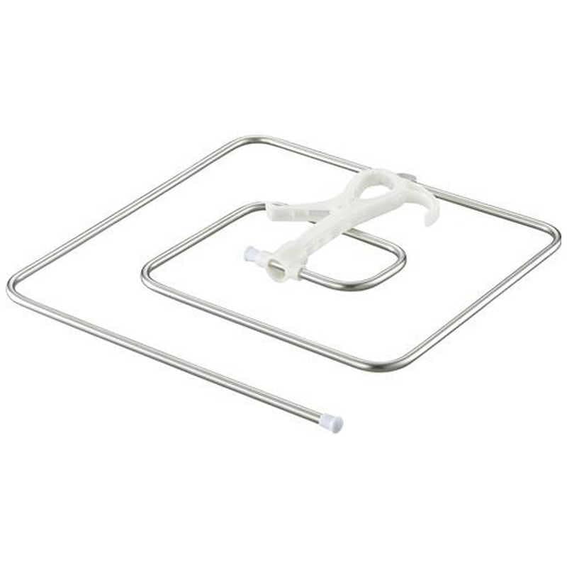 コジット スリム回転式くるくるハンガー SV 洗濯用品 ランドリーグッズ 省スペース バスタオルハンガー