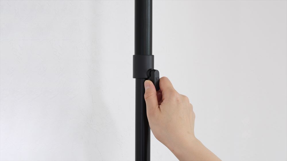 平安伸銅工業 UEQ-35K家具転倒防止ポール35マットブラック 突っ張り棒 防災用品 耐震ポール 地震対策 4977612140065