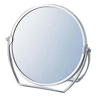 ヤマムラ　３倍拡大鏡付スタンドミラー　丸　4979836024275　ST-032　鏡　ミラー　拡大　両面