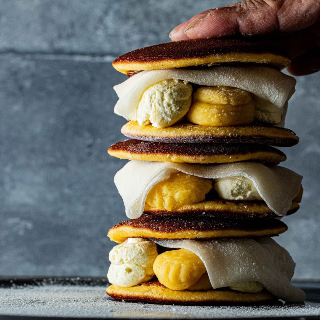 芋菓子屋 羽二重餅 焼き芋クリーム生どら焼き(5個セット)