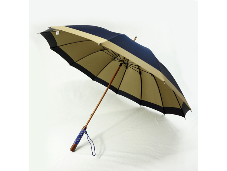 和の美意識が感じられる手作り傘　雅桜組ひも長傘（KT420）