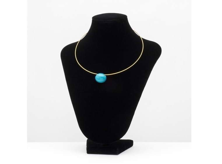 坂本これくしょん　ペンダント "あけの実" ＜エメラルドブルー＞