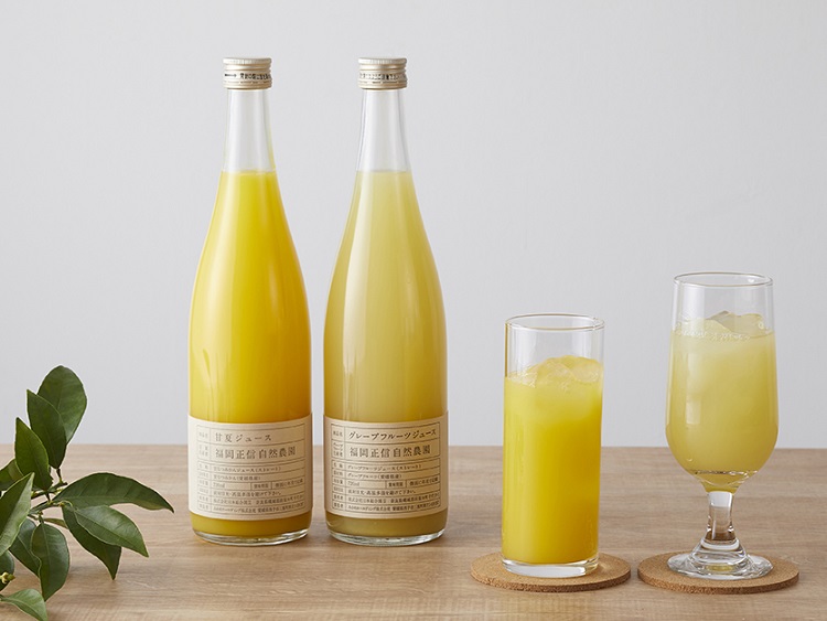 福岡正信自然農園  果実まるごとストレートジュースセット