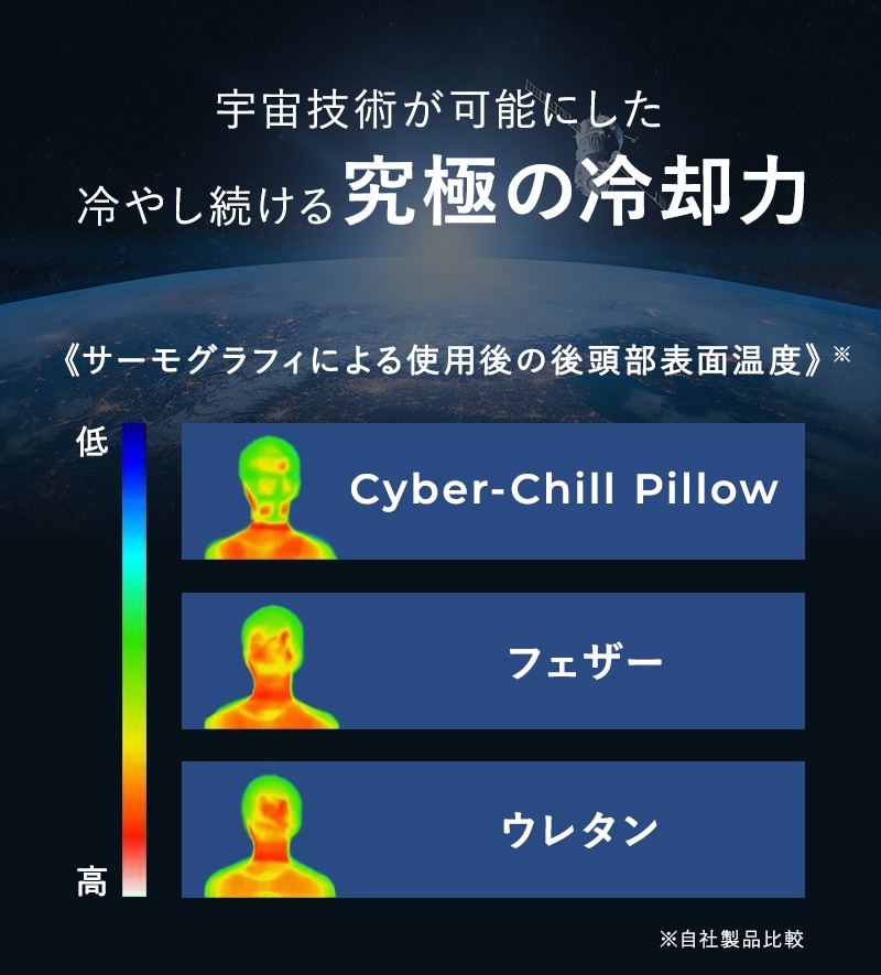 枕 まくら サイバーチルピロー CyberChillPillow ひんやり 温熱シート付き