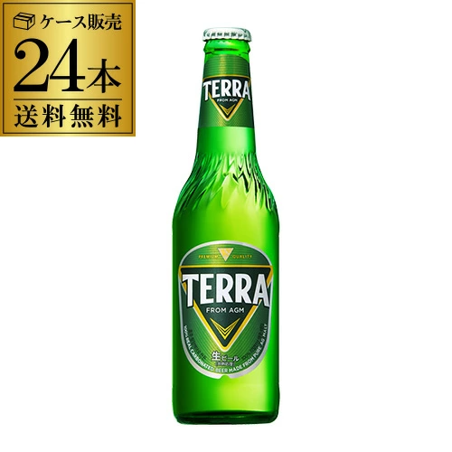 ビール 韓国 TERRA テラ 韓国ビール 330ml瓶×24本 眞露 JINRO HITEJINRO 正規品 輸入ビール 海外ビール 長S【送料無料】