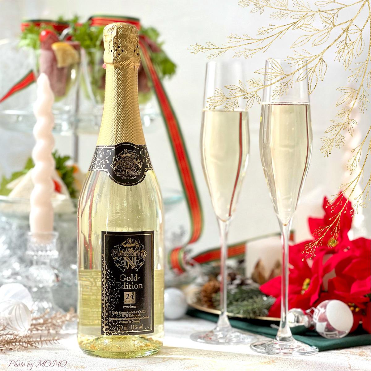 24カラット金箔入スパークリングワイン（t）【送料無料】