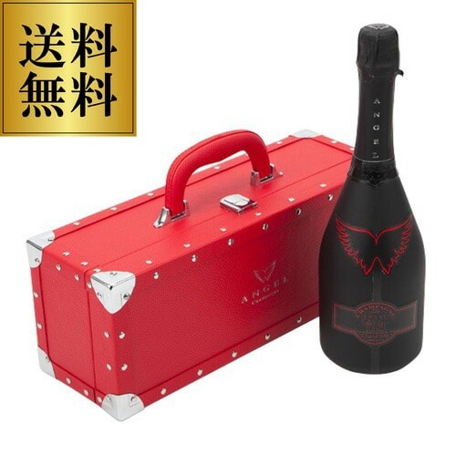 【正規品エンジェルシャンパン】 エンジェル シャンパン ヘイローレッド (赤) NV 750ml RED BOX 専用箱入り シャンパン シャンパーニュ 光るボトル ルミナス 映え 浜運【送料無料】