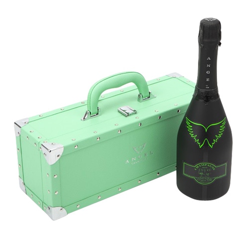 【正規品エンジェルシャンパン】 エンジェル シャンパン ヘイローグリーン (緑) NV 750ml GREEN BOX 専用箱入り シャンパン シャンパーニュ 光るボトル ルミナス 映え【送料無料】