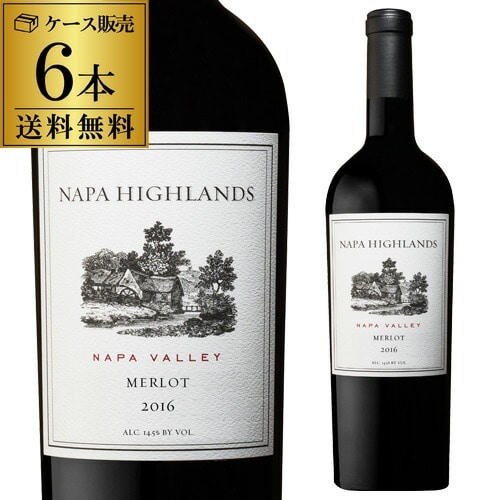 ナパ ハイランズ メルロー 2023 750ml 6本入 アメリカ カリフォルニア ナパヴァレー ケース 浜運【送料無料】