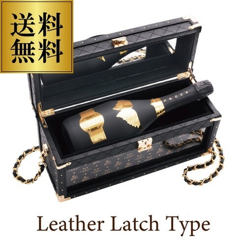 【正規品シャンパン】 エンジェル シャンパン ブラック ５ｔｈ アニバーサリー レザーラッチ BOX 750ml 正規品 箱付 ギフトBOX 限定 シャンパン 辛口 浜運【送料無料】