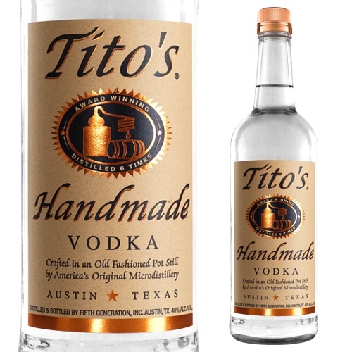 ウォッカ ティトーズ ハンドメイド クラフトウォッカ 750ml 40度 正規品全米 スピリッツ 売上 1位 単式蒸留器 グルテンフリー ティトス Vodka 長S 【送料無料】