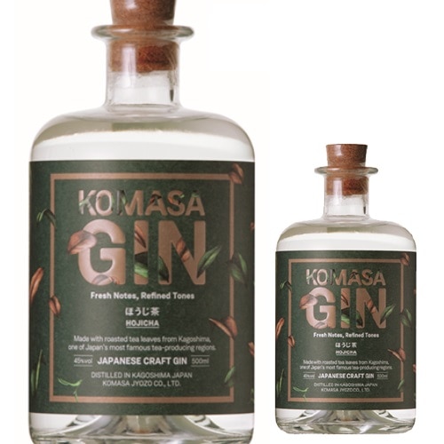 KOMASA GIN（コマサジン）ほうじ茶 45度 500ml 国産クラフトジン 長S【送料無料】