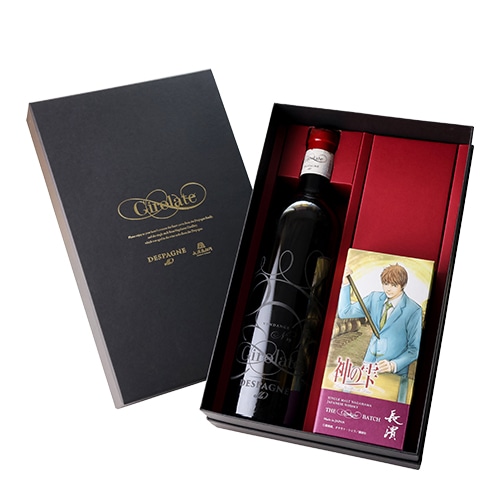 【10％OFF 12/7まで】神の雫 シングルモルト長濱 ザ・ジロラット バッチ ＆ ジロラット ルージュ 2019 スペシャルボックス ジャパニーズ ウイスキー フランス ワイン 2本セット
