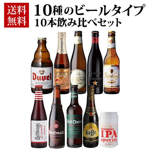 ビール 10種のビールタイプ飲み比べセット 10本 長S【送料無料】