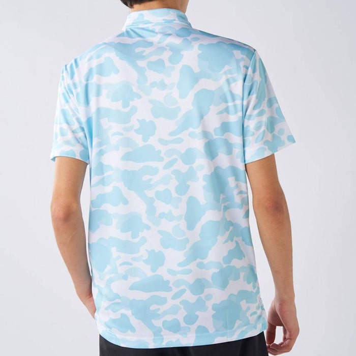 フィラ メンズ カモフラージュ柄 半袖 ポロシャツ 744-677Y ゴルフ