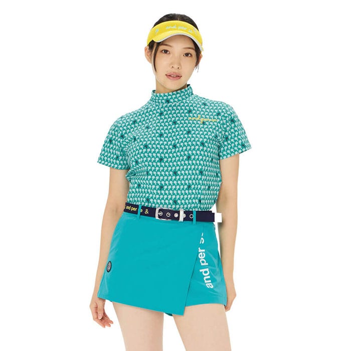 2025 ANEW レディース ゴルフウェア 半袖 カラー Tシャツ ☆ANEW GOLF