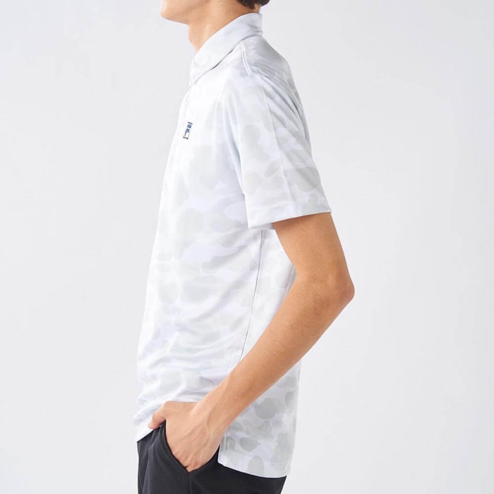 フィラ メンズ カモフラージュ柄 半袖 ポロシャツ 744-677Y ゴルフ