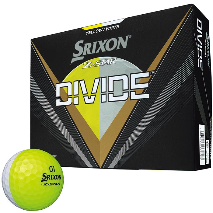 ダンロップ　SRIXON スリクソン Z-STAR DIVIDE ゼットスター ディバイド ゴルフボール　1ダース（12球入り）