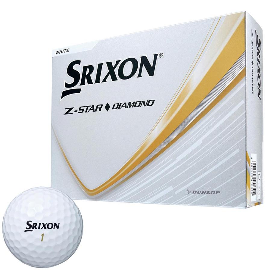 ダンロップ　SRIXON スリクソン Z-STAR ◆ ゼットスター ダイヤモンド ゴルフボール　1ダース（12球入り）　ホワイト [2025年モデル]