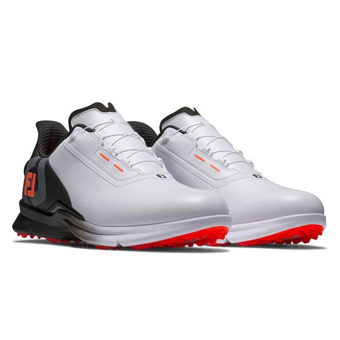 [2025年モデル] フットジョイ　メンズ FJ FUEL BOA フューエル ボア スパイクレス ゴルフシューズ 55435 ホワイト/ブラック