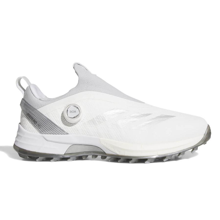 アディダス メンズ スパイクレス ゴルフシューズ ADIZERO ZG BOA アディゼロ ゼッドジー 25 ボア NLK60 IH3357 フットウェアホワイト/シルバーメタリック/ライトグレーヘザーソリッドグレー [2025年モデル] 特価