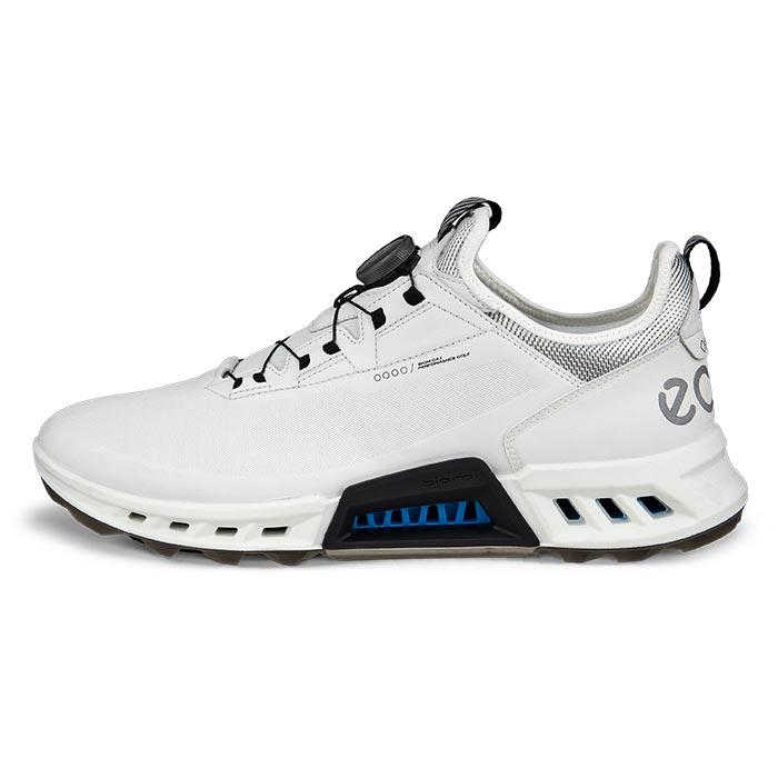 ecco エコー　メンズ BIOM C4 BOA バイオム C4 ボア スパイクレス ゴルフシューズ 130424 51227 WHITE/BLACK [2024年モデル]特価