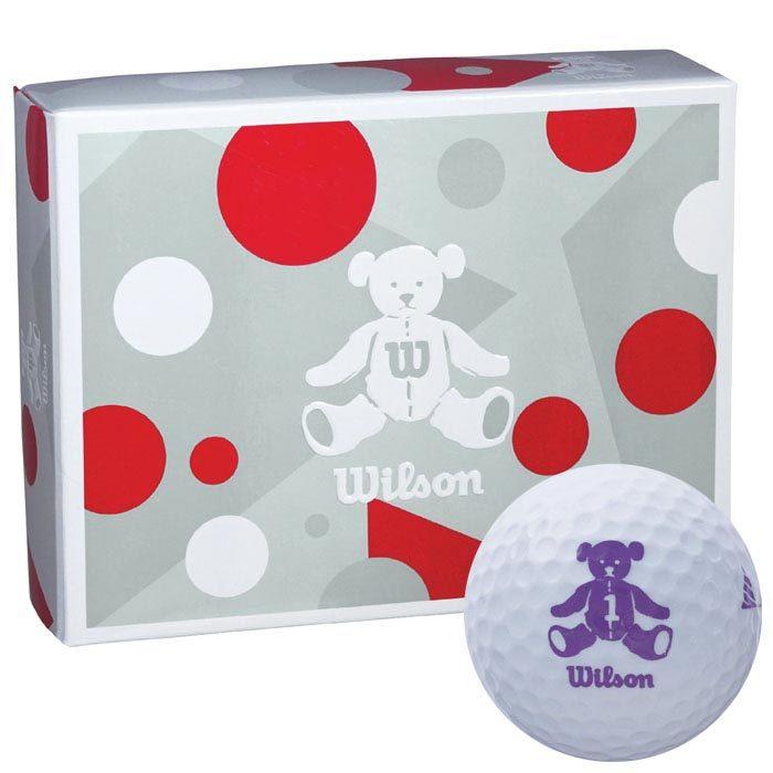 ウィルソン Wilson BEAR 4 ベア ゴルフボール 1ダース (12球入り) ホワイト