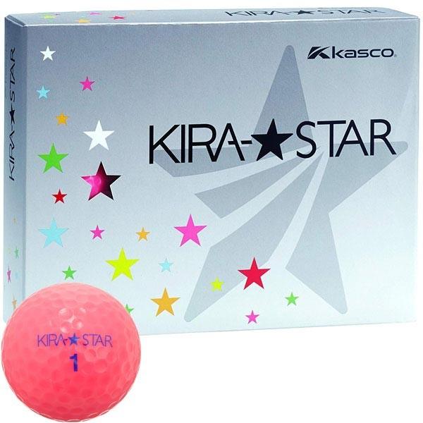 キャスコ KIRA STAR キラスター2 ゴルフボール 1ダース(12球入り) ピンク