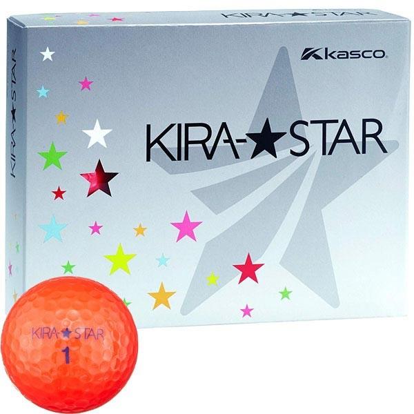 キャスコ KIRA STAR キラスター2 ゴルフボール 1ダース(12球入り) レッド