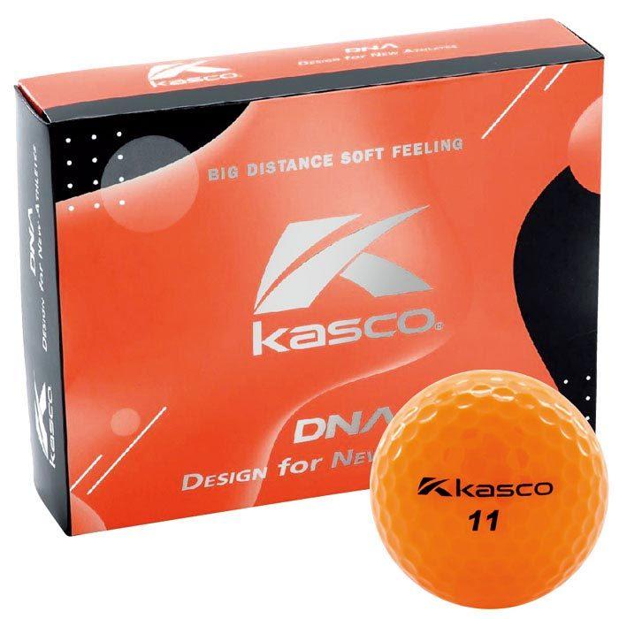 キャスコ DNA ディーエヌエー ゴルフボール 1ダース（12球入り） オレンジ [2021年モデル]
