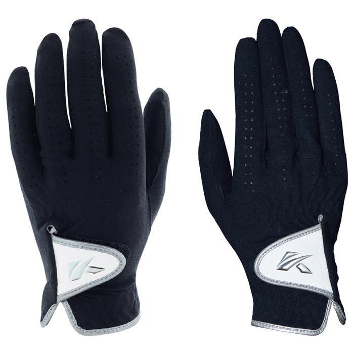 キャスコ　レディース DNA SUEDE スエード 両手用 ゴルフグローブ SF-2010LW BK ブラック [2021年モデル]