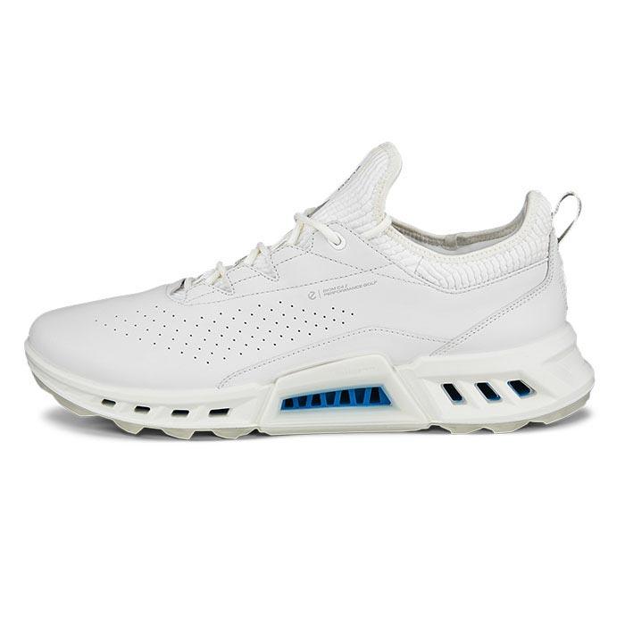 ecco エコー　メンズ BIOM C4 バイオム C4 レース スパイクレス ゴルフシューズ 130404 01007 WHITE [2024年モデル]特価
