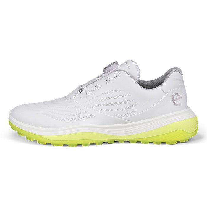 ecco エコー　メンズ LT1 BOA エルティーワン ボア スパイクレス ゴルフシューズ 132274 01007 WHITE [2024年モデル] 特価