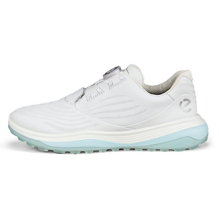 ecco エコー　レディース LT1 BOA エルティーワン ボア スパイクレス ゴルフシューズ 132763 01007 WHITE [2024年モデル]