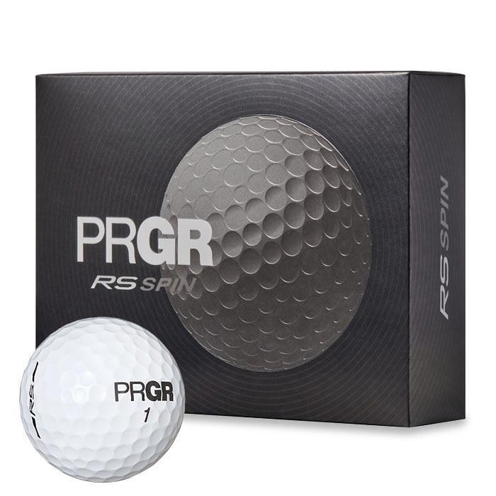PRGR プロギア　RS SPIN RSスピン ゴルフボール　1ダース（12球入り）　ホワイト [2024年モデル]