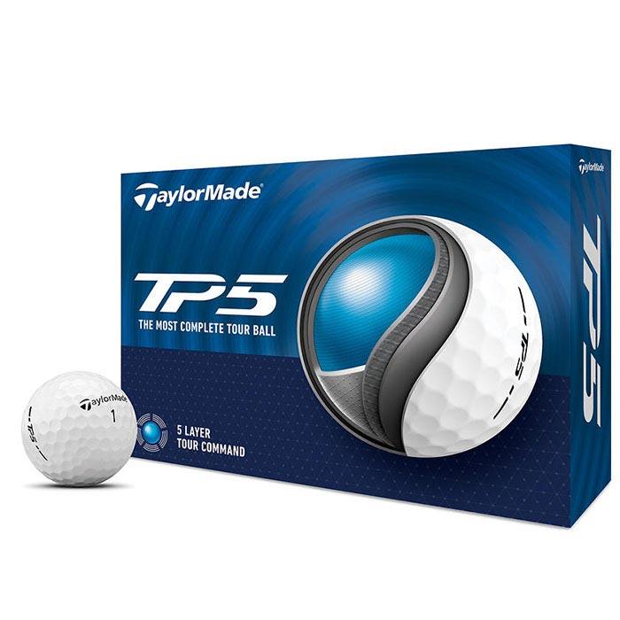 テーラーメイド　TP5 ティーピーファイブ ゴルフボール　1ダース（12球入り）　ホワイト [2024年モデル] 特価