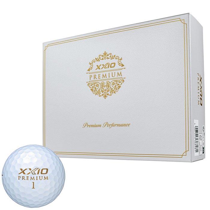 ダンロップ　XXIO ゼクシオ PREMIUM プレミアム ゴルフボール　1ダース（12球入り）　ロイヤルゴールド [2024年モデル]