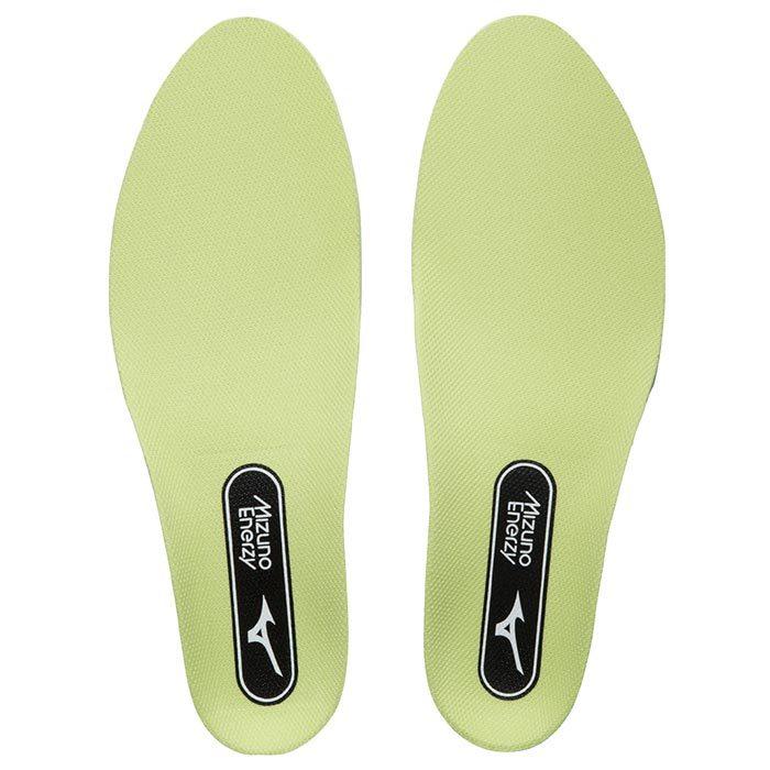 ミズノ　MIZUNO ENERZY ミズノエナジー シューズ用 インソール 51GU2220 35 ライム [2022年モデル]