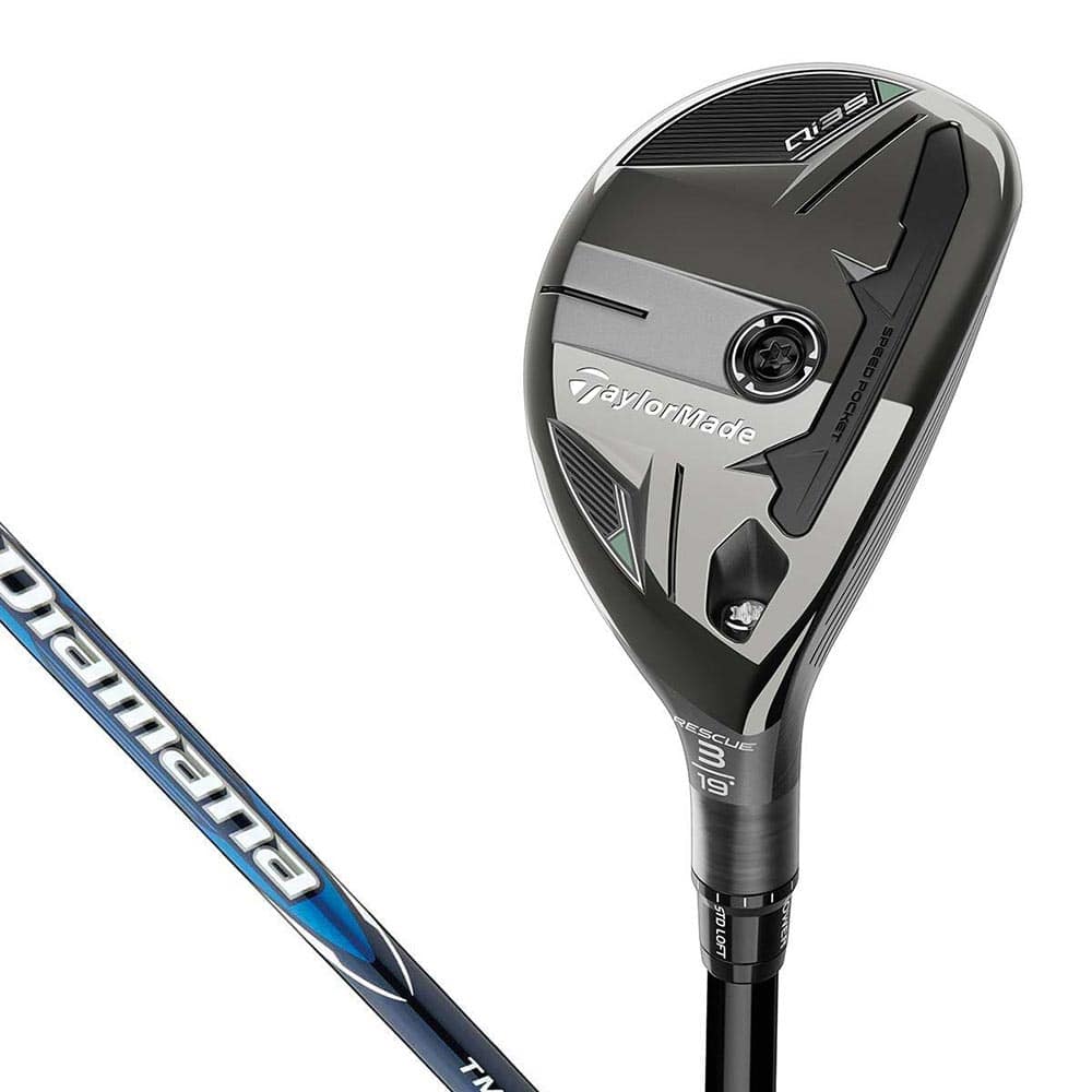 テーラーメイド　メンズ Qi35 レスキュー ユーティリティ　Diamana BLUE TM60 カーボンシャフト ゴルフクラブ [2025年モデル] 特価