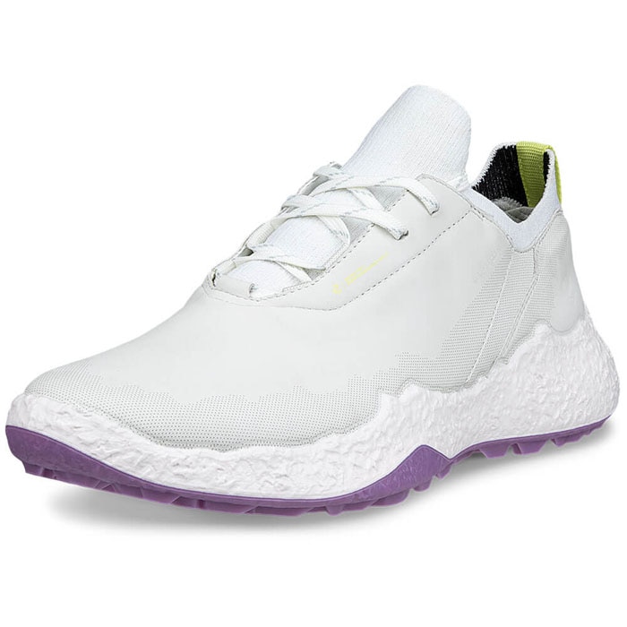 ゴルフシューズ　ECCO エコー レディース BIOM H5 バイオム H5 レース スパイクレス 115003 61058 WHITE/LAVENDER MIST [2025年モデル]
